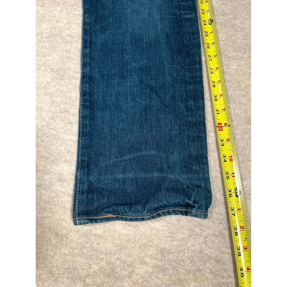 Vintage Levi's 501 Original Fit Jeans Men 34x30 Blue Whiskering Denim Button Fly